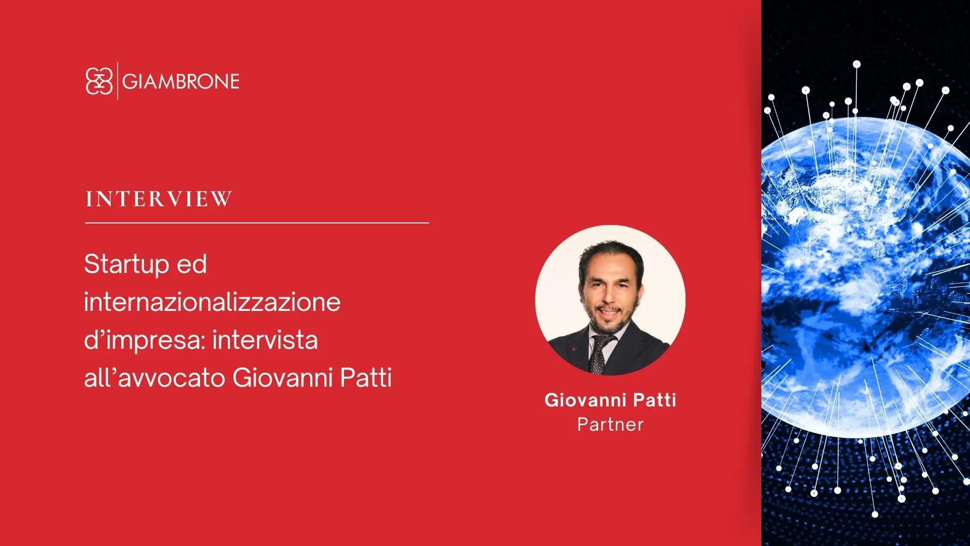 News 2 Startup ed internazionalizzazione d’impresa intervista all’avvocato Giovanni Patti
